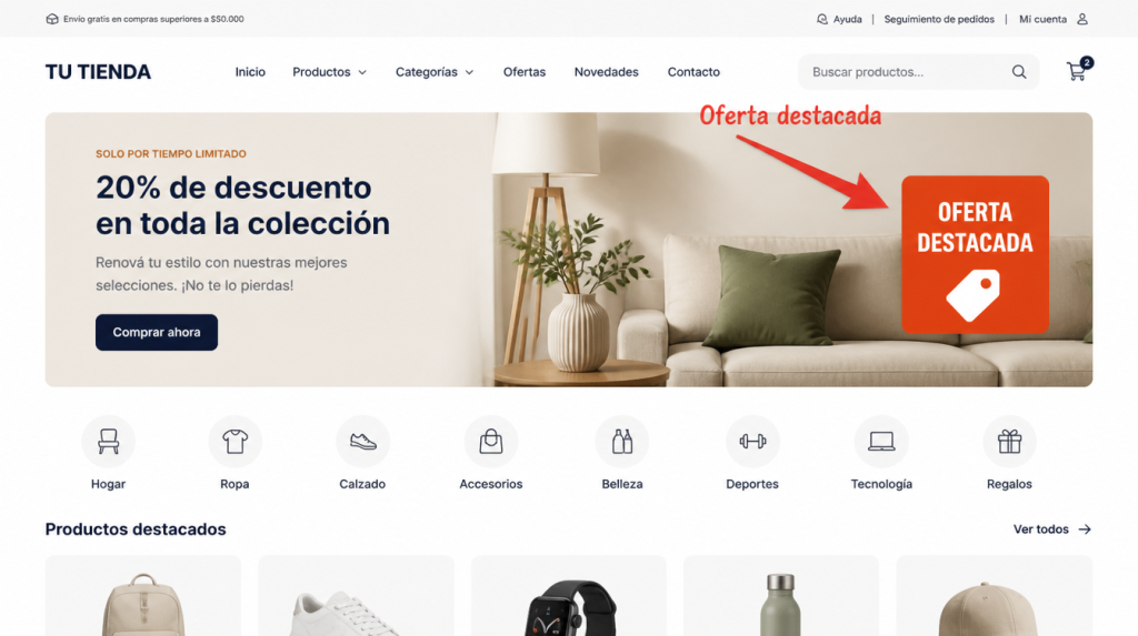 qué es un banner en una página web